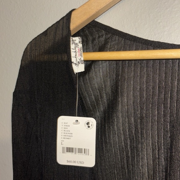 Free People black mini dress - Picture 2 of 7